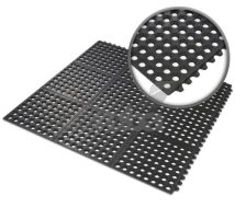 Hollow Flat Ring Connectable Rubber Grid Mats