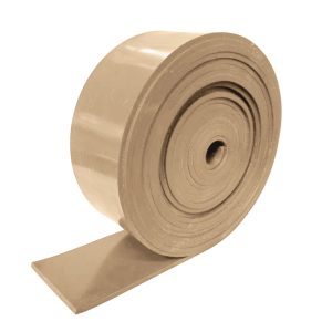 Tan Shotblast Grade Natural Rubber Strip